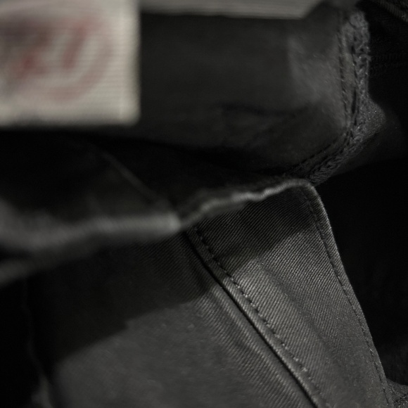 J. Brand jeans women’s size 6 size 27 black wax feel dry clean Flare - Picture 11 of 11